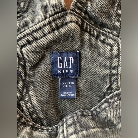 GAP Black Denim Overall Dress - Picture 3 of 5